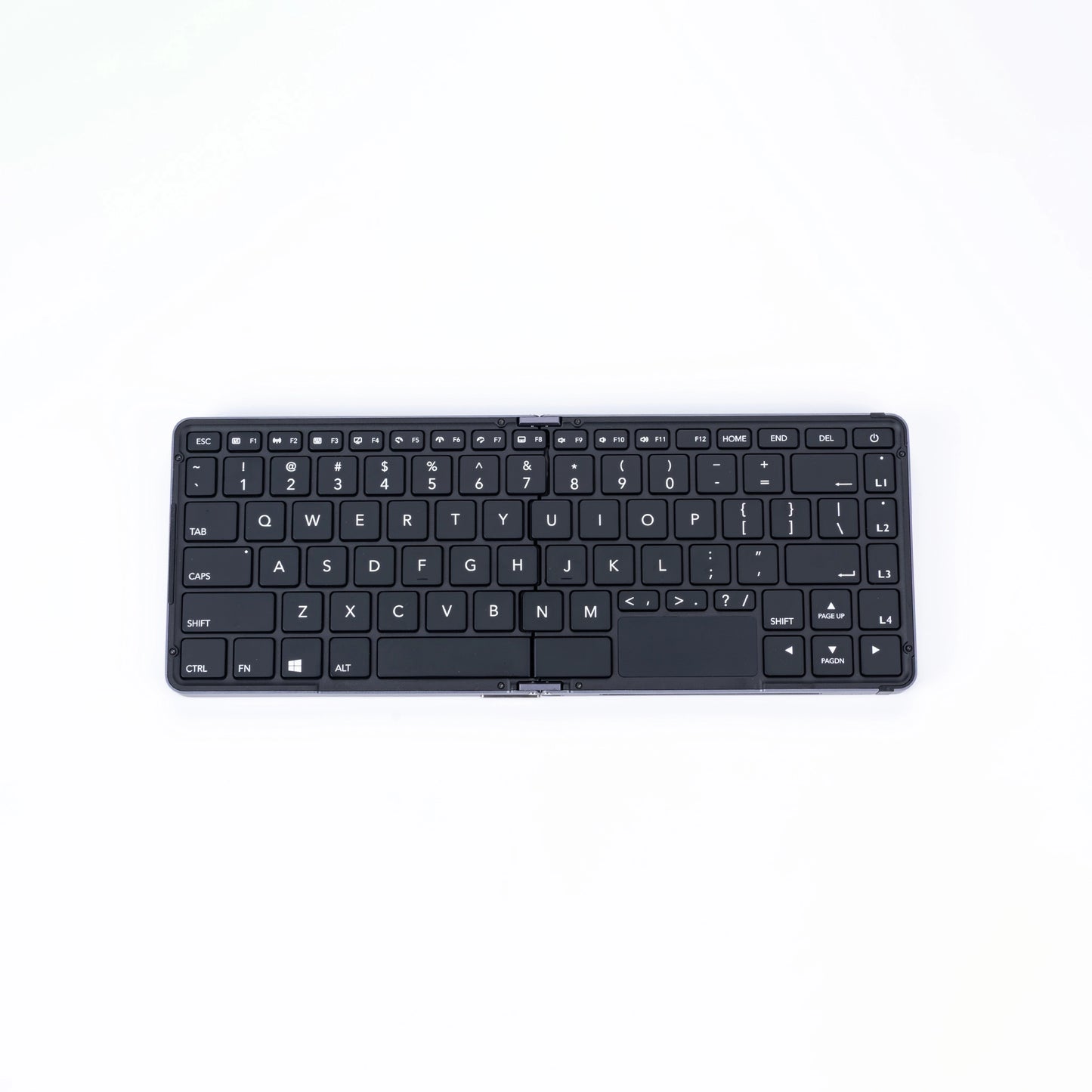 AMD 8840U 32GB + 1TDual Fold Bluetooth Keyboard with Touch Control Pad, Compact Rechargeable Foldable Keyboard for Mobile Office Business Trip Travel Use