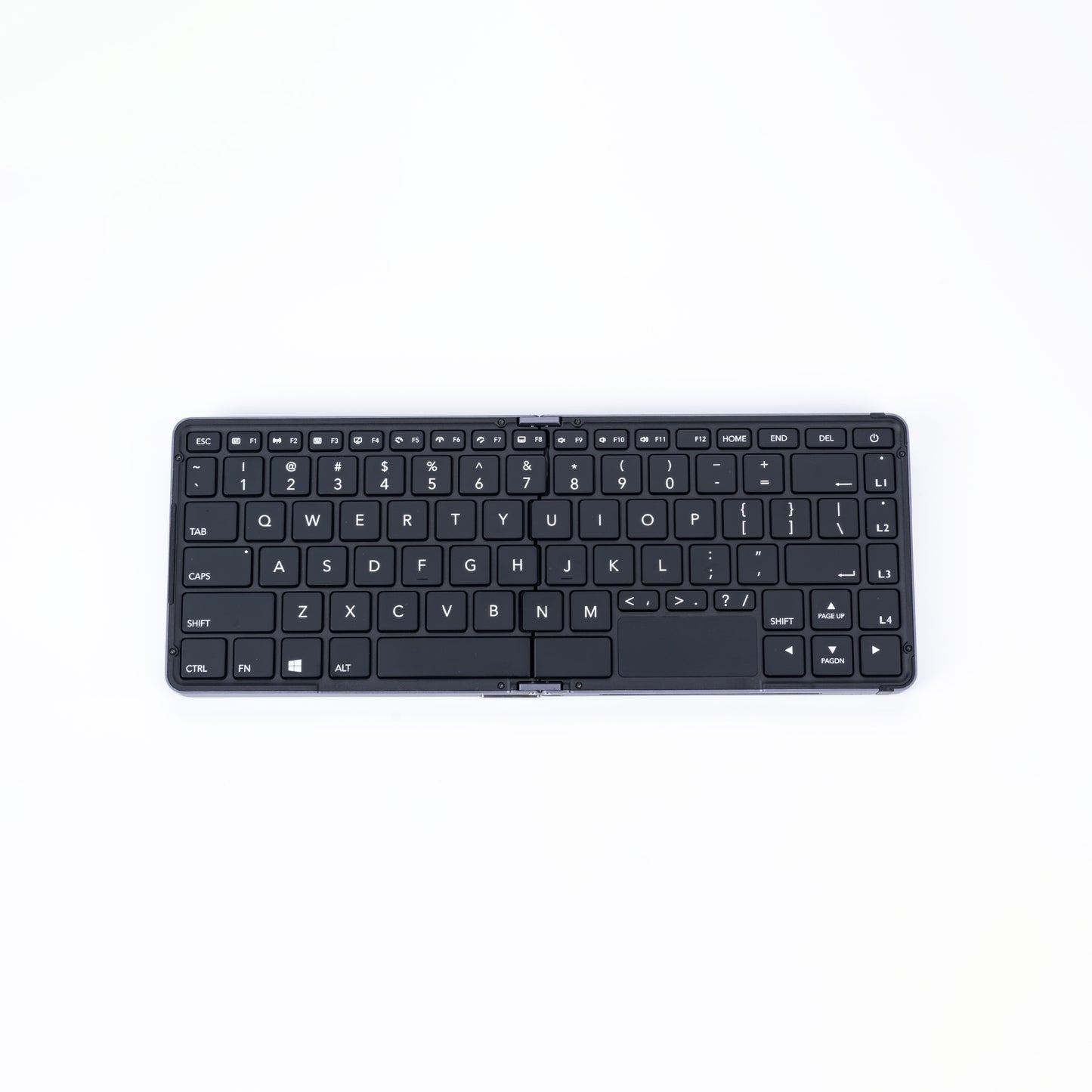 AMD 8840U 32GB +2TPortable Foldable Keyboard Mini PC Combo, Privacy Protected Compact Pocket PC with 32GB+2TB Large Storage for Mobile Office